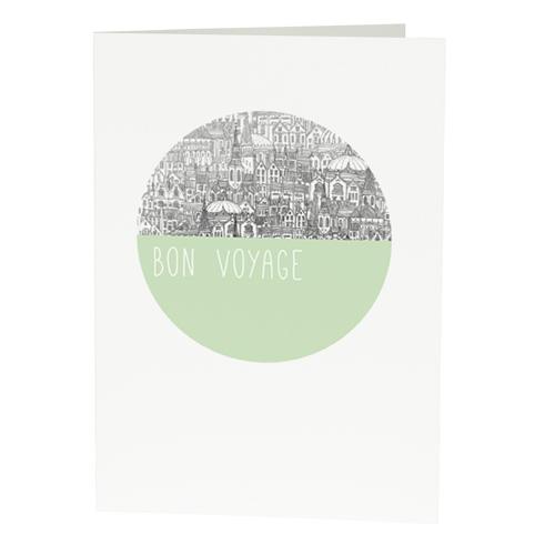 bon voyage goodbye card